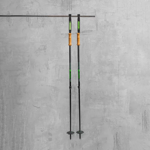 Armada Skis Carbon Adjustable Ski Poles - Black/Green - Image 3