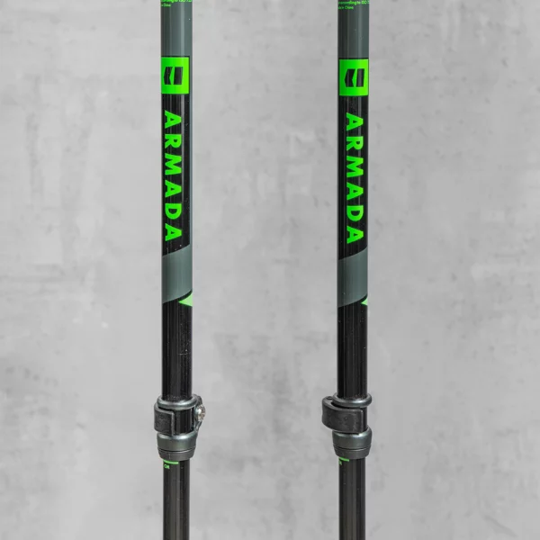 Armada Skis Carbon Adjustable Ski Poles - Black/Green - Image 5