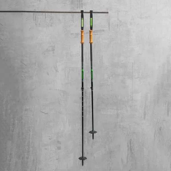 Armada Skis Carbon Adjustable Ski Poles - Black/Green - Image 4