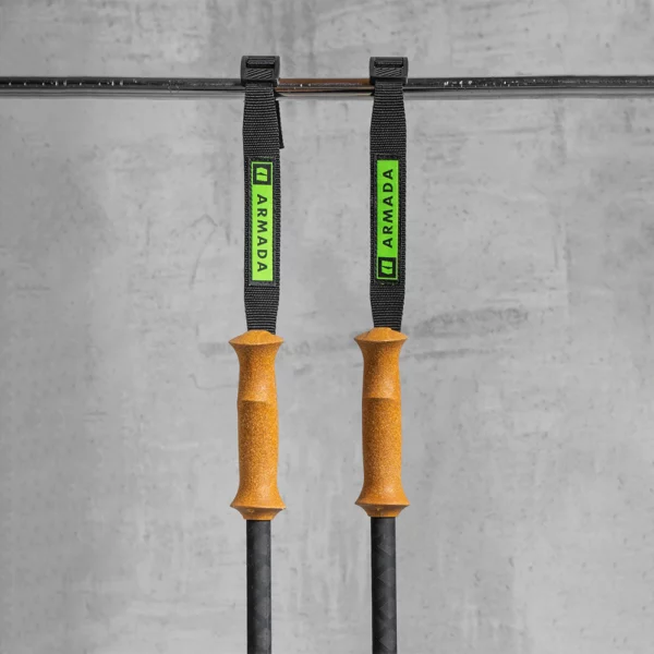 Armada Skis Carbon Adjustable Ski Poles - Black/Green - Image 6