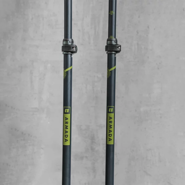Armada Skis AK Adjustable Ski Poles - Black/Army Green - Image 5