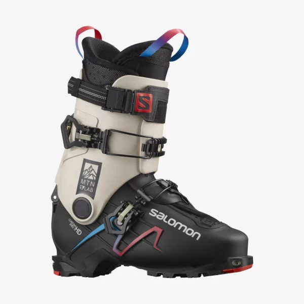 Salomon Men's S/Lab Mtn Ski Boots - Black / Rainy Day / Red