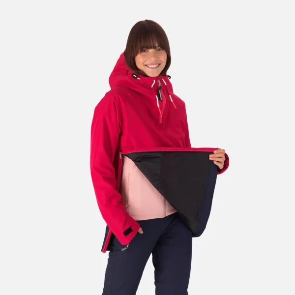Rossignol Women's Skpr Anorak Ski Jacket - Cherry - Image 6