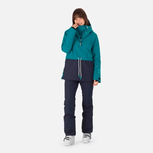 Rossignol Women's Skpr Anorak Ski Jacket - Dark Emerald - Image 7