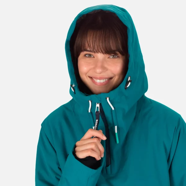 Rossignol Women's Skpr Anorak Ski Jacket - Dark Emerald - Image 5