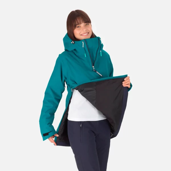 Rossignol Women's Skpr Anorak Ski Jacket - Dark Emerald - Image 8