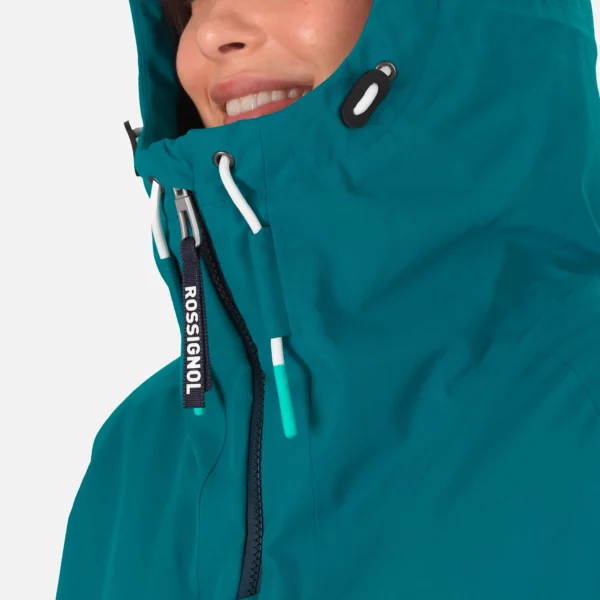 Rossignol Women's Skpr Anorak Ski Jacket - Dark Emerald - Image 9