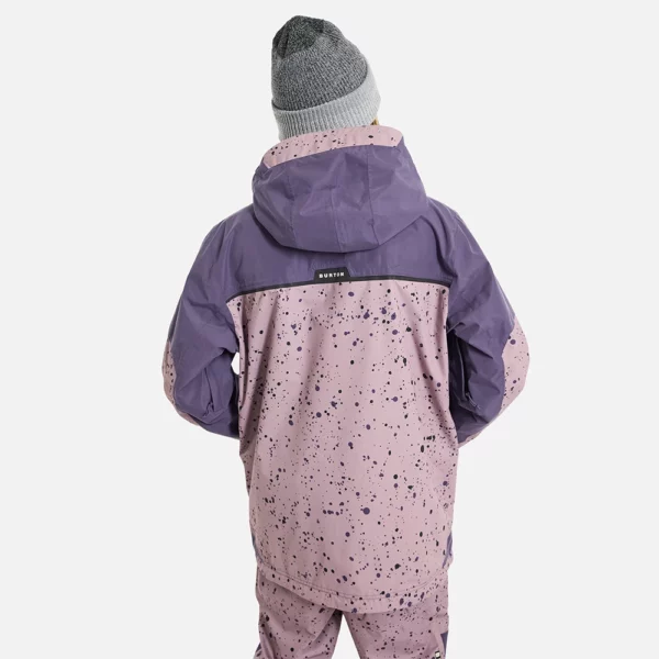 Burton Men's Frostner 2L Jacket - Violet Halo / Elderberry Spatter - Image 4