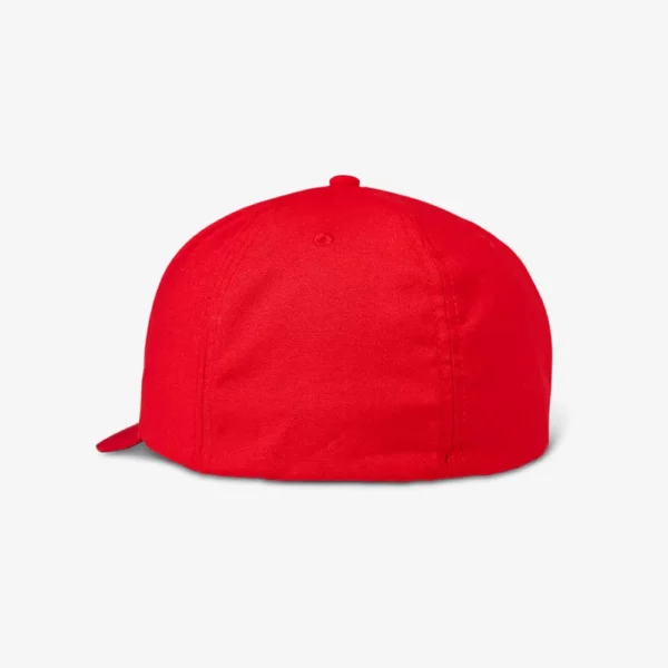 Fox Transposition Flexfit Hat - Light Grey/Red - Image 3