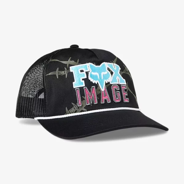 Fox Barbed Wire Snapback Hat - Black