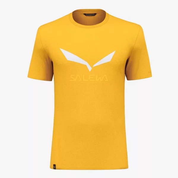 Salewa Solidlogo Dri-Release® T-Shirt Men - Yellow Gold Melange