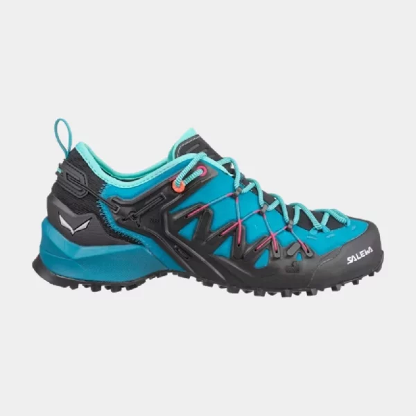 Salewa Women's Wildfire Edge Shoes - Blue Malta / Vivacious - Image 5