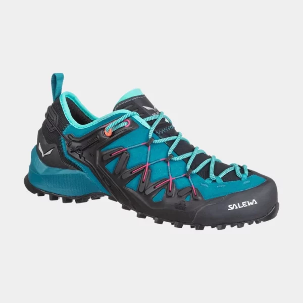 Salewa Women's Wildfire Edge Shoes - Blue Malta / Vivacious