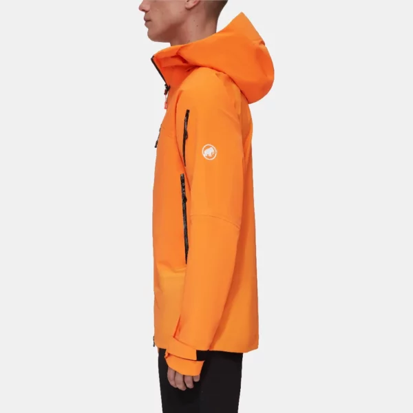 Mammut Men's Taiss Pro HS Hooded Jacket Men - Tangerine / Dark tangerine - Image 4