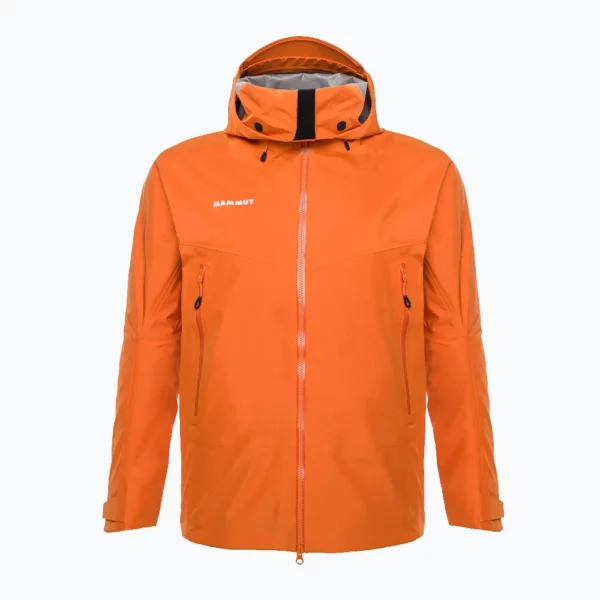 Mammut Men's Crater HS Hooded Jacket - Dark Tangerine