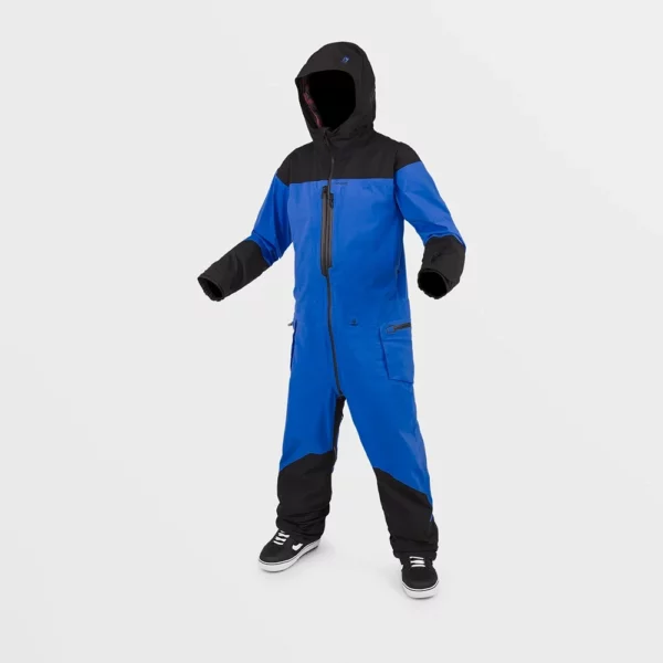 Volcom Men's Jamie Lynn Gore Tex Jumpsuit - Electric Blue - Image 4