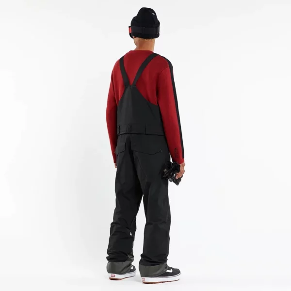 Volcom Men's Rain Gore Tex Bib Overall - Black - Image 3