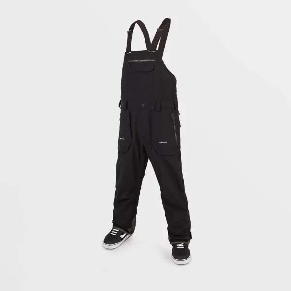 Volcom Men's Rain Gore Tex Bib Overall - Black - Image 4
