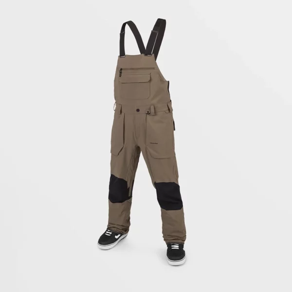 Volcom Men's Roan Bib Overall - Teak