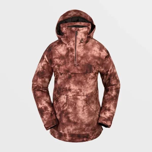 Volcom Women's Fern Insulated Gore Pullover - Pink Salt Wash - Image 3
