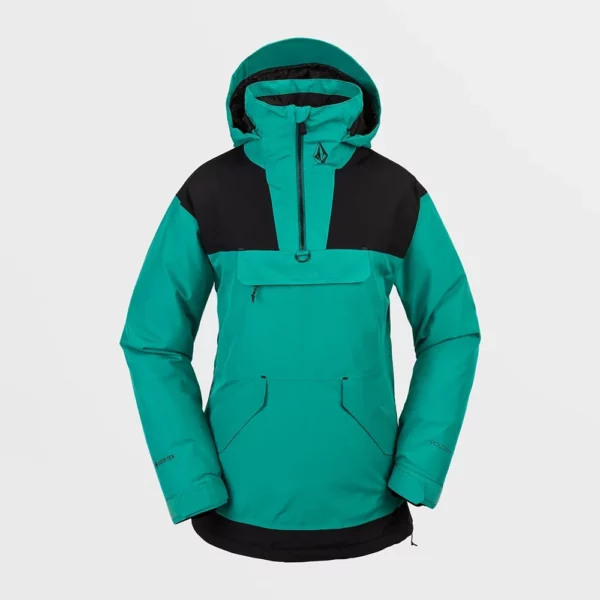 Volcom Women's Fern Insulated Gore Pullover - Vibrant Green