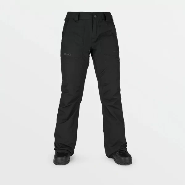 Volcom Women's Knox Insulated Gore Tex Trousers - Black - Image 3