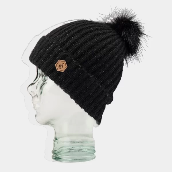 Volcom Women's V.Co Lyra Bobble Beanie - Black
