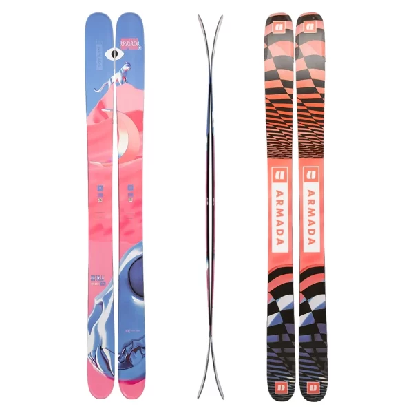 Armada Skis Unisex ARV 116 JJ ( Only Skis ) - Pink/Purple/Orange