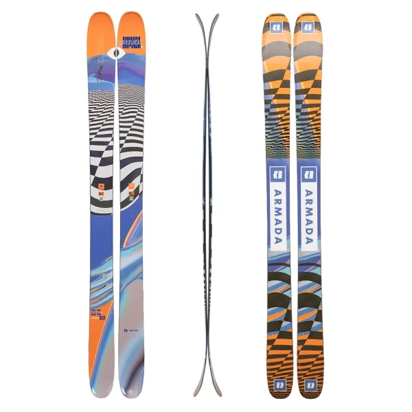 Armada Skis Unisex ARV 106 ( Only Skis ) - Blue/Orange/White