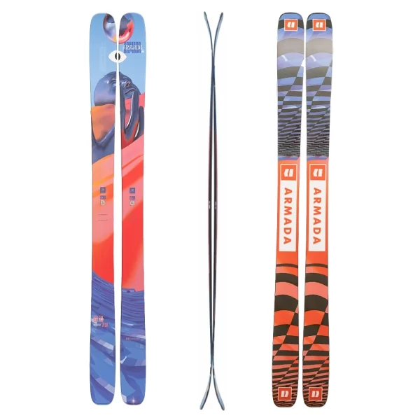 Armada Skis Unisex ARV 100 ( Only Skis ) - Blue/Orange/Black
