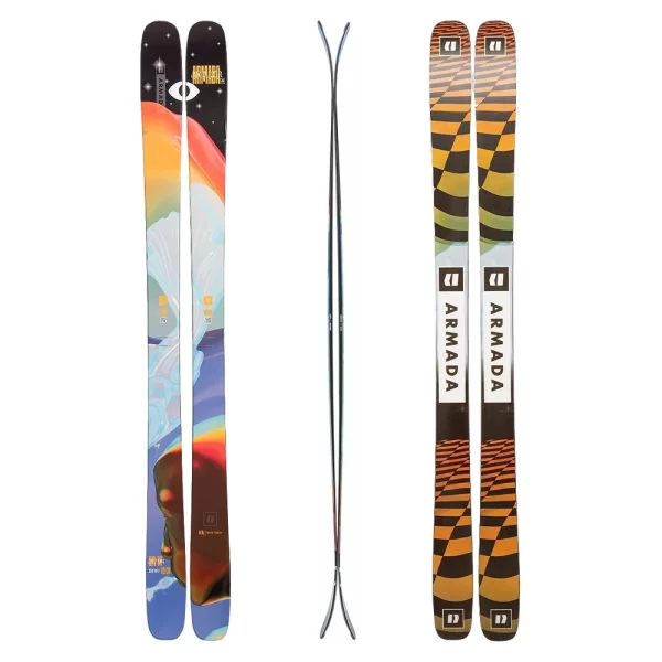 Armada Skis Unisex ARV 94 ( Only Skis ) - Black/Purple/Orange