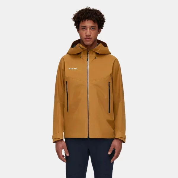 Mammut Men's Crater HS Hooded Jacket - Cheetah