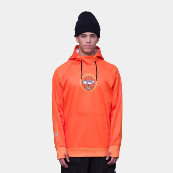 686 Men's Bonded Fleece Pullover Hoody - Nasa Orange