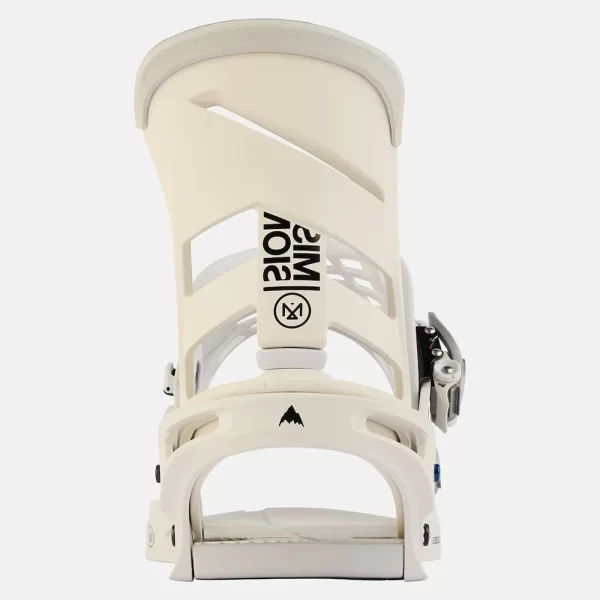 Burton Men's Mission Re:Flex Snowboard Bindings - Stout White - Image 3