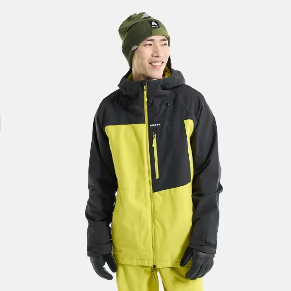 Burton Men's Burton Lodgepole 2L Jacket - True Black / Sulfur