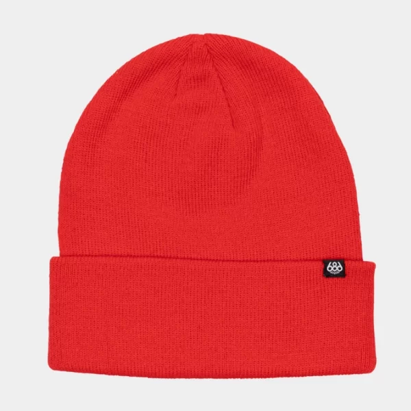 686 Men's Standard Roll Up Beanie - Red