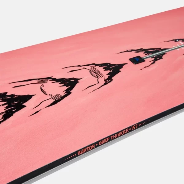 Burton Men's Deep Thinker Camber Snowboard - Orange - Image 5