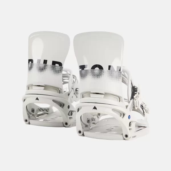 Burton Men's Cartel X EST® Snowboard Bindings - Gray / Logo - Image 3
