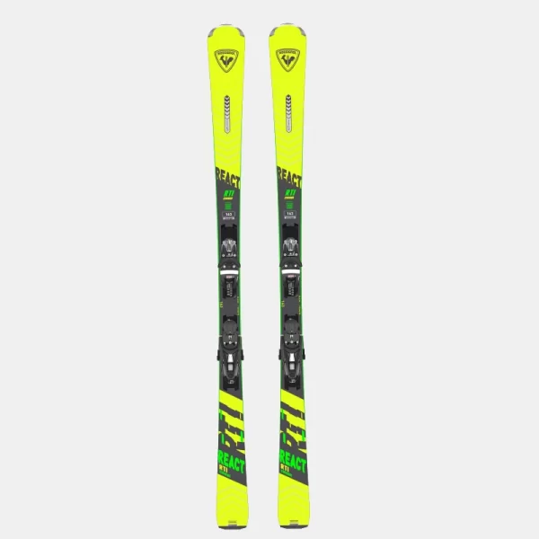 Rossignol MEN'S REACT RTI Skis + K NX12