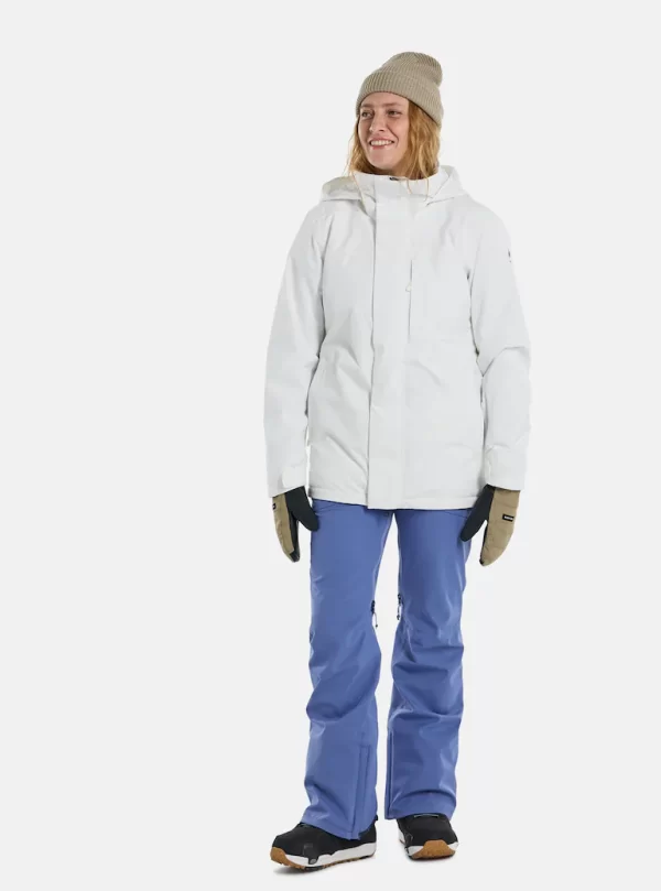 Burton Women's Burton Jet Ridge 2L Jacket - Stout White - Image 2