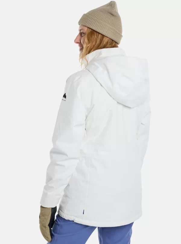 Burton Women's Burton Jet Ridge 2L Jacket - Stout White - Image 3