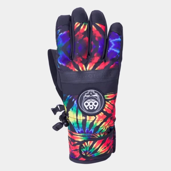 686 Men's Infiloft Recon Gloves - Grateful Dead Black Tie Dye
