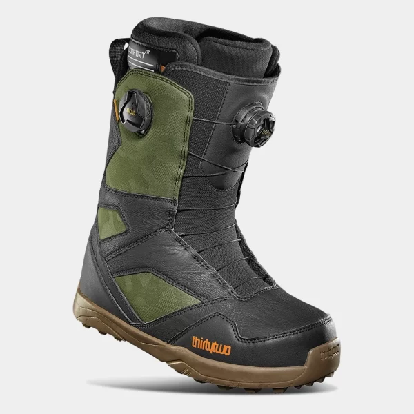 Thirtytwo Men's STW DOUBLE BOA Snowboard Boots - Black / Camo