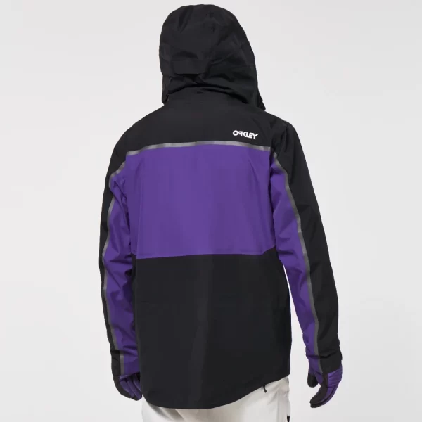 Oakley Men's Evocative Shell Jacket - Blackout/Deep Violet - Image 3