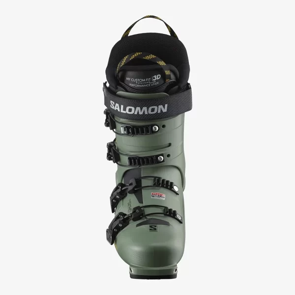 Salomon Men's Shift Pro 100 At Ski Boots - Oil Green / Black / Solar Power - Image 2