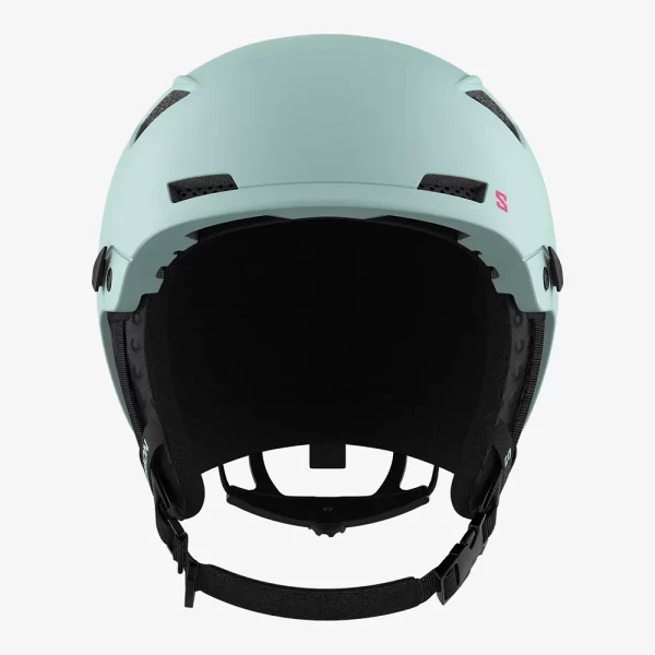 Salomon Unisex Mtn Lab Ski Helmet - Bleached Aqua - Image 3