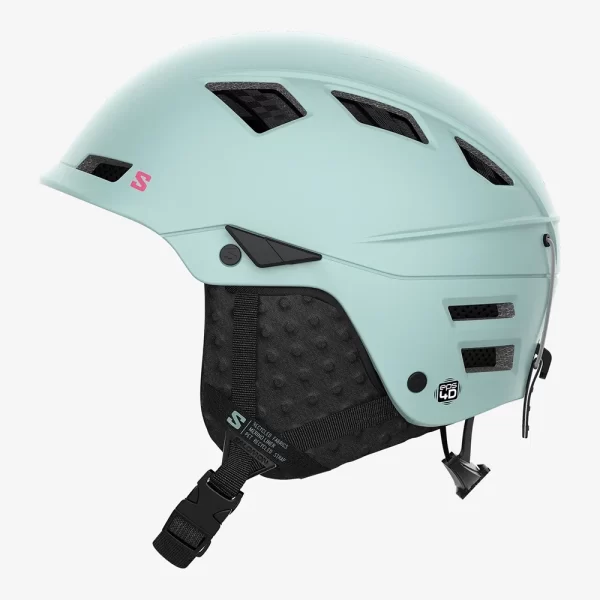 Salomon Unisex Mtn Lab Ski Helmet - Bleached Aqua - Image 2