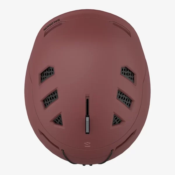 Salomon Unisex Husk Pro Ski Helmet - Madder - Image 4