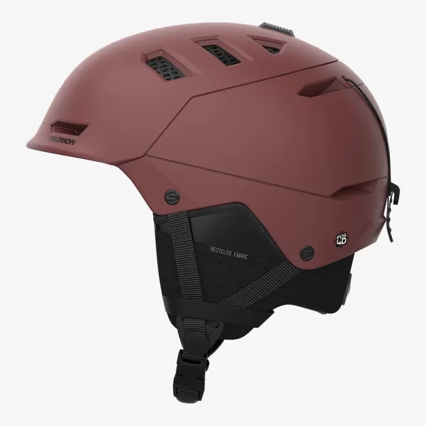 Salomon Unisex Husk Pro Ski Helmet - Madder - Image 2