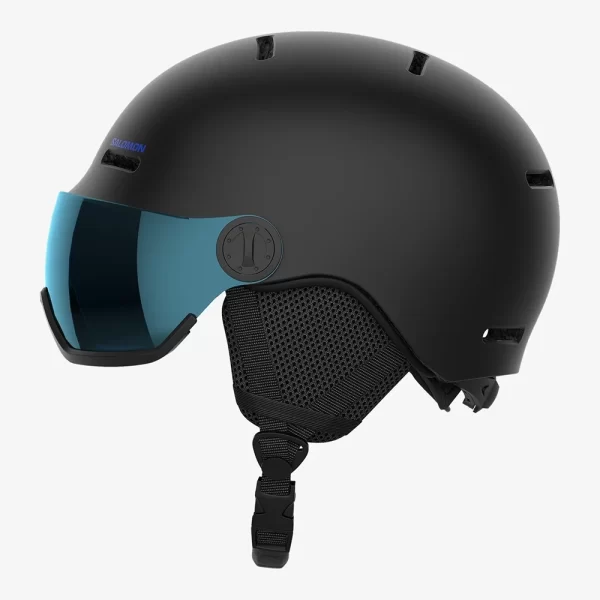 Salomon Kid's Orka Visor Ski Helmet - Black - Image 2